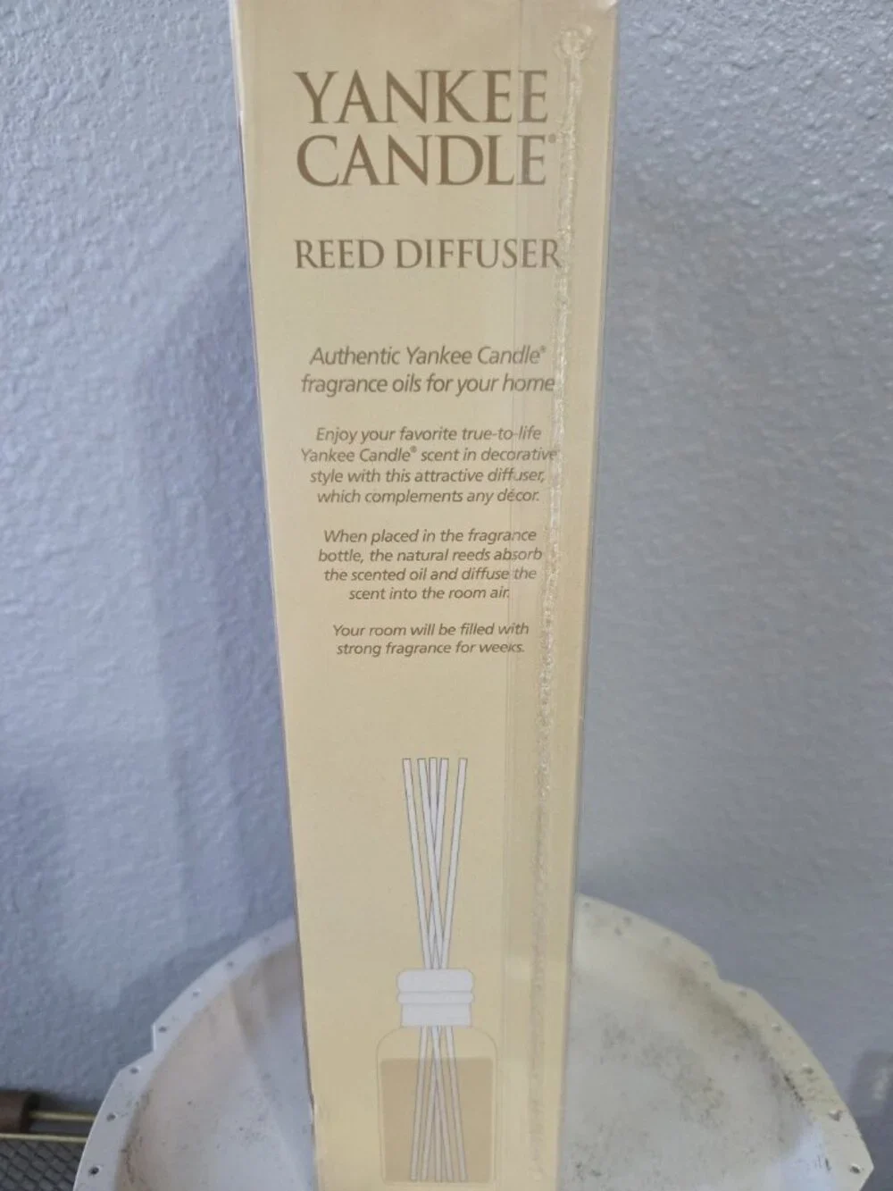 YANKEE CANDLE Reed Diffuser Cranberry Chutney fragrance oil 7.8 fl oz NIB